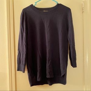 Banana Republic Navy Blue Merino Wool Sweater